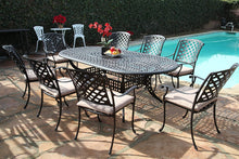 Load image into Gallery viewer, Kawaii 9 Piece Oval Dining Set (DS-MLV4284T)