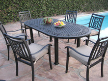 Load image into Gallery viewer, Heaven 7 Piece Oval Dining Set (HV-17)