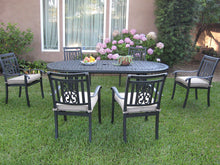 Load image into Gallery viewer, Heaven 7 Piece Oval Dining Set (HV-17)