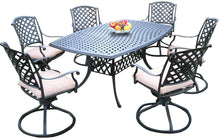 Load image into Gallery viewer, Kawaii 7 Piece Rectangular Dining Set C (DS-KL4272)