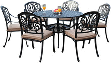 Load image into Gallery viewer, Elisabeth 7 Piece Round Dining Set B (SH256)