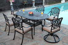 Load image into Gallery viewer, Elisabeth 7 Piece Oval Dining Set B (SH257)
