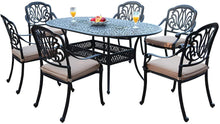 Load image into Gallery viewer, Elisabeth 7 Piece Oval Dining Set B (SH257)