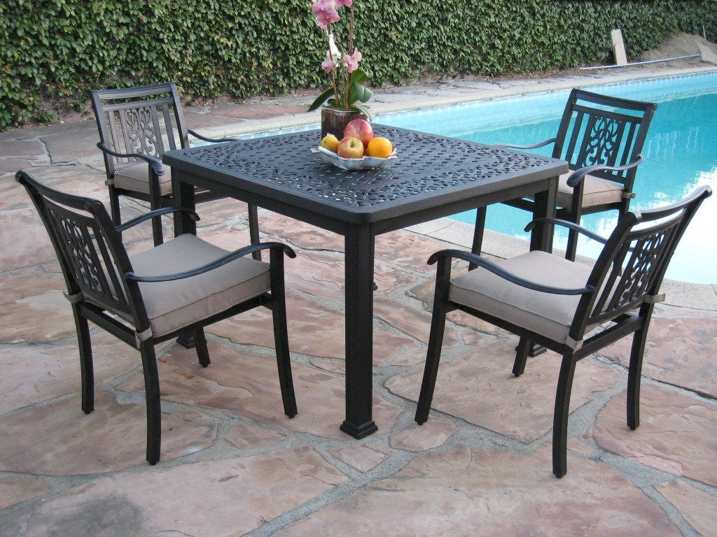 Heaven 5 Piece Square Dining Set (HV-15)