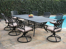 Load image into Gallery viewer, Kawaii 9 Piece Rectangular Extension Dining Set (DS-KL09KLSS260112T)
