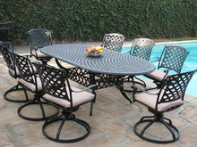 Load image into Gallery viewer, Kawaii 9 Piece Oval Extension Dining Set (DS-KL09KLSS260180T)
