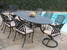 Load image into Gallery viewer, Kawaii 9 Piece Oval Extension Dining Set (DS-KL09KLSS260180T)
