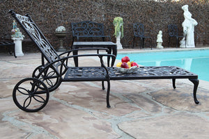 Sienna Chaise Lounge w/ Seat Cushion (DS-SA01-LC)