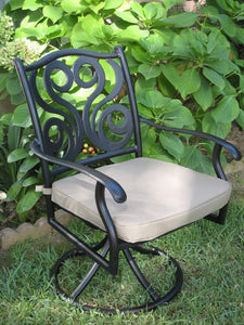 Perris 5 Piece G Round Dining Set (Perris 5G)