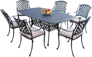 Kawaii 7 Piece Rectangular Dining Set C (DS-KL4272)