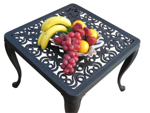 Perris Cast Aluminum End Table (PR-24)