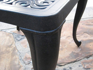 Perris Cast Aluminum End Table (PR-24)