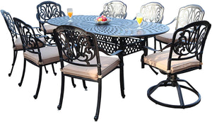 Elisabeth 9 Piece Oval Dining Set A (SH211)