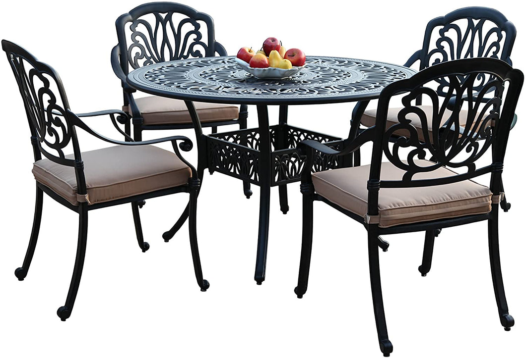 Elisabeth 5 Piece Round Dining Set A (SH214)