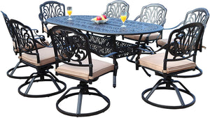 Elisabeth 9 Piece Oval Dining Set B (SH216)