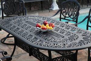 Elisabeth 9 Piece Oval Dining Set B (SH216)
