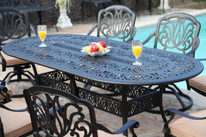 Elisabeth 9 Piece Oval Dining Set B (SH216)