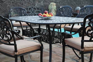 Elisabeth 9 Piece Oval Dining Set B (SH216)
