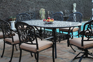 Elisabeth 9 Piece Oval Dining Set B (SH216)