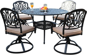 Elisabeth 5 Piece Round Dining Set B (SH256)