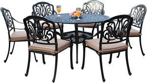 Elisabeth 7 Piece Round Dining Set B (SH256)