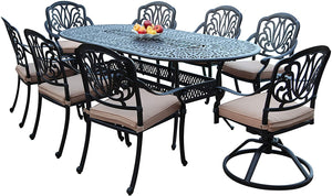 Elisabeth 9 Piece Oval Dining Set D (SH258)