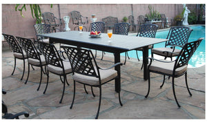 Elisabeth 11 Piece Rectangular Dining Set A (SH289)