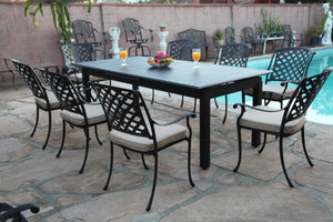 Elisabeth 11 Piece Rectangular Dining Set A (SH289)