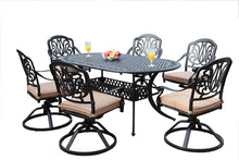Load image into Gallery viewer, Elisabeth 7 Piece Oval Dining Set D (SH340)
