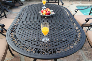 Elisabeth 7 Piece Oval Dining Set D (SH340)