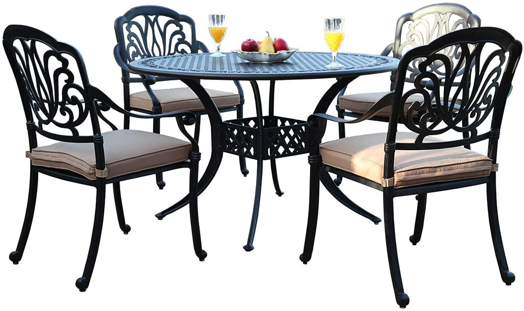 Elisabeth 5 Piece Round Dining Set C (SH343)